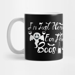 I'm Just Here For The Boos Halloween Mug